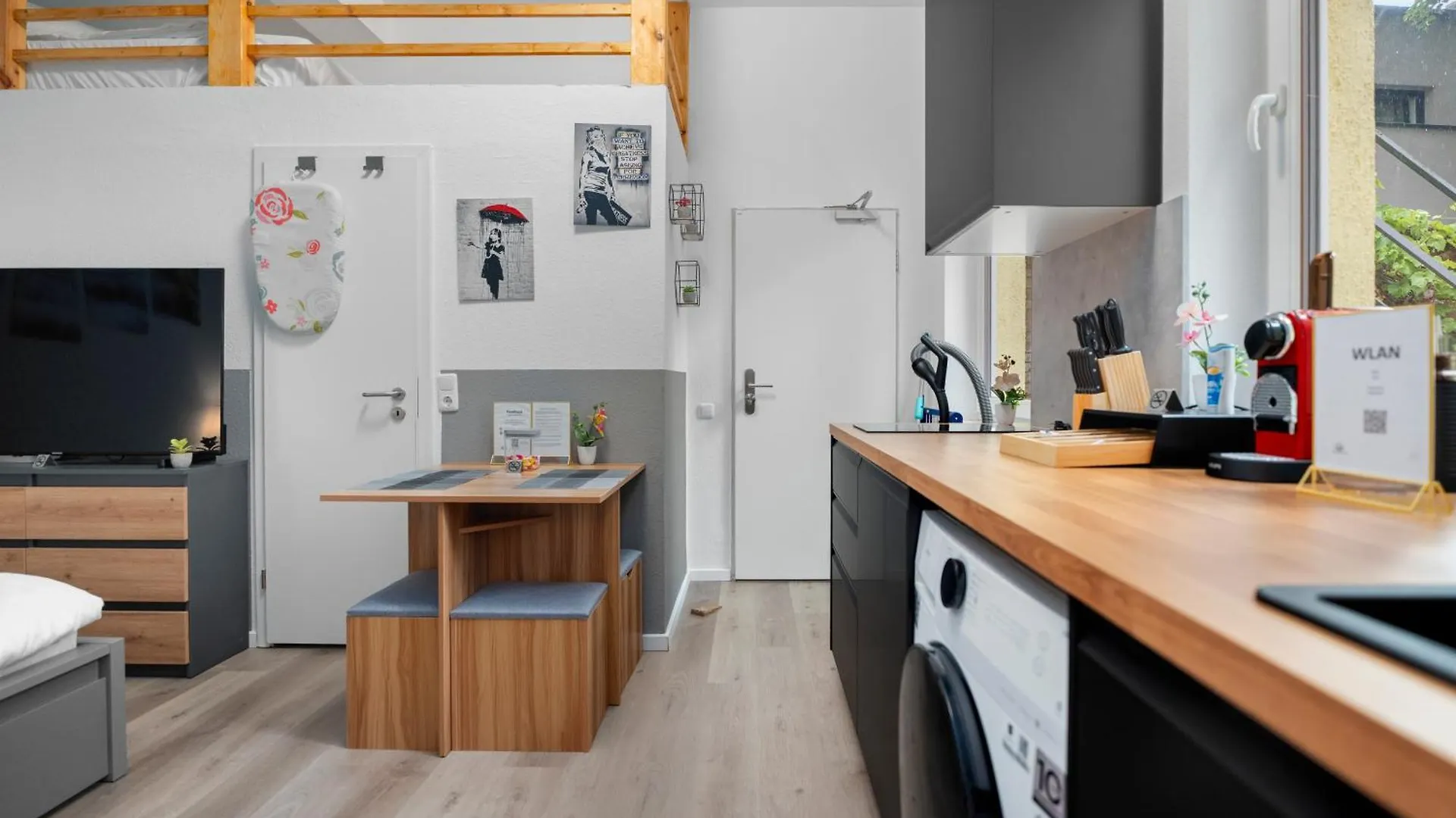 Komfortables Studio In Koeln-Ehrenfeld, Kueche, Vollausstattung, Netflix, 1 Min Zur U-Bahn, 10 Min Zum Neumarkt Köln