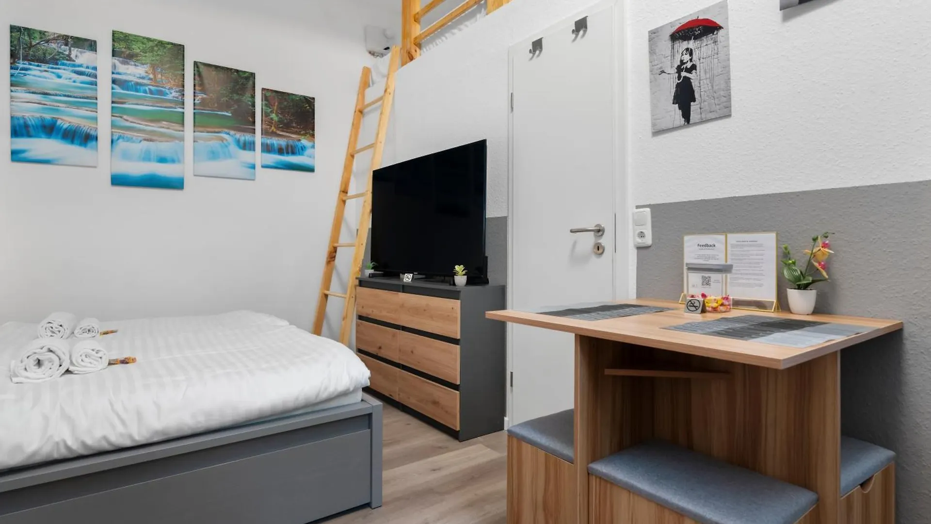 Komfortables Studio In Koeln-Ehrenfeld, Kueche, Vollausstattung, Netflix, 1 Min Zur U-Bahn, 10 Min Zum Neumarkt Lägenhet